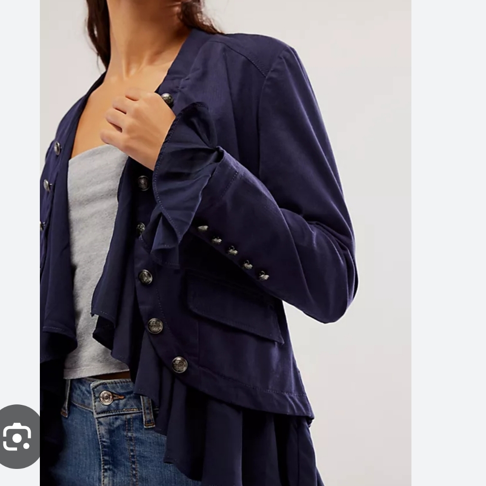 Free People Ruffles Romance Jacket - Picture 4 of 6